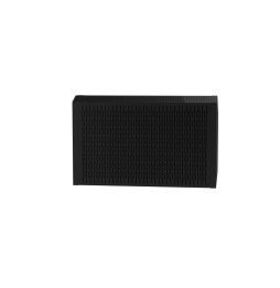 ROINTE - Rejilla de protección altura 420mm para radiador 11 elementos SHORT BLACK 1090x500mm grafito