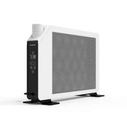 ROINTE - Convector digital portátil eléctrico GIRO para calentar espacios de forma rápida y segura blanco