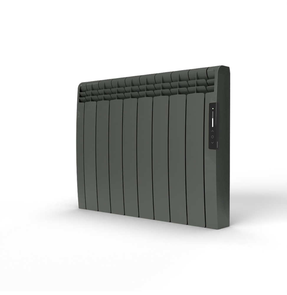 ROINTE - Radiador eléctrico Rointe Eoniq 8 elementos Dark Grey texturado RAL7010
