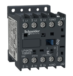 SCHNEIDER ELECTRIC - Minicontactor 9A 3P 24V CC bajo consumo