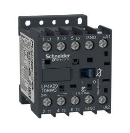 SCHNEIDER ELECTRIC - Minicontactor 9A 3P 24V CC bajo consumo
