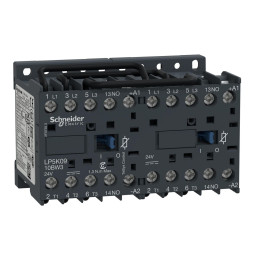 SCHNEIDER ELECTRIC - Minicontactor inversor 9A 3P 24V CC bajo consumo