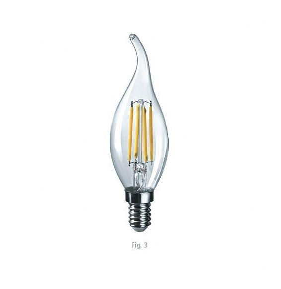 Lámpara Led MARTE E14 4W 2700K 400lm PF -0,50 CRI -80Ra 50-60Hz IP65 35x120mm