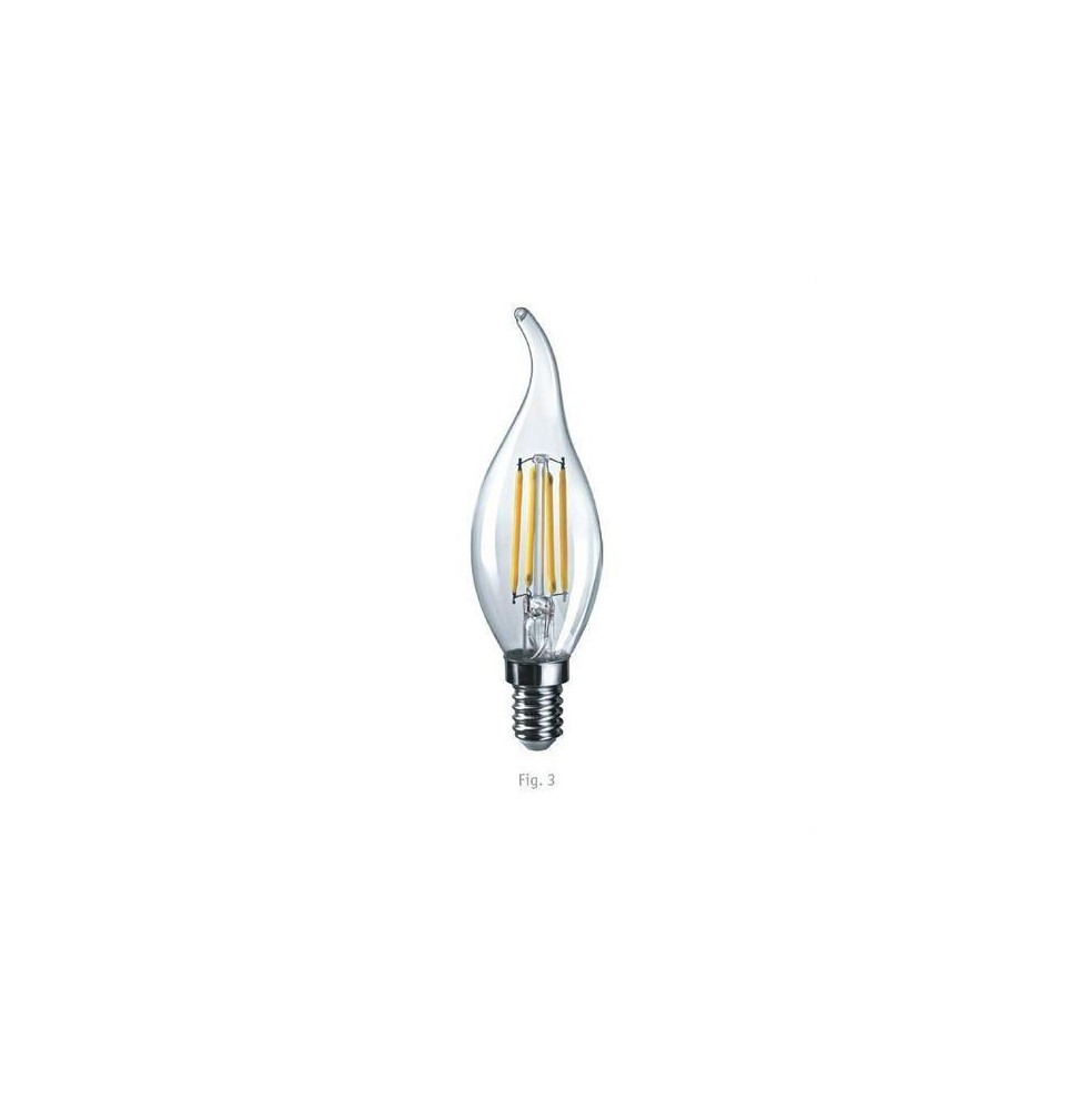 Lámpara Led MARTE E14 4W 2700K 400lm PF -0,50 CRI -80Ra 50-60Hz IP65 35x110mm