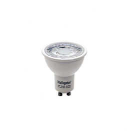 Lámpara dicroica Led XENA GU10 8W 4200K 220-240V 800lm PF -0,50 CRI -80Ra 50-60Hz IP20 regulable 50x56mm