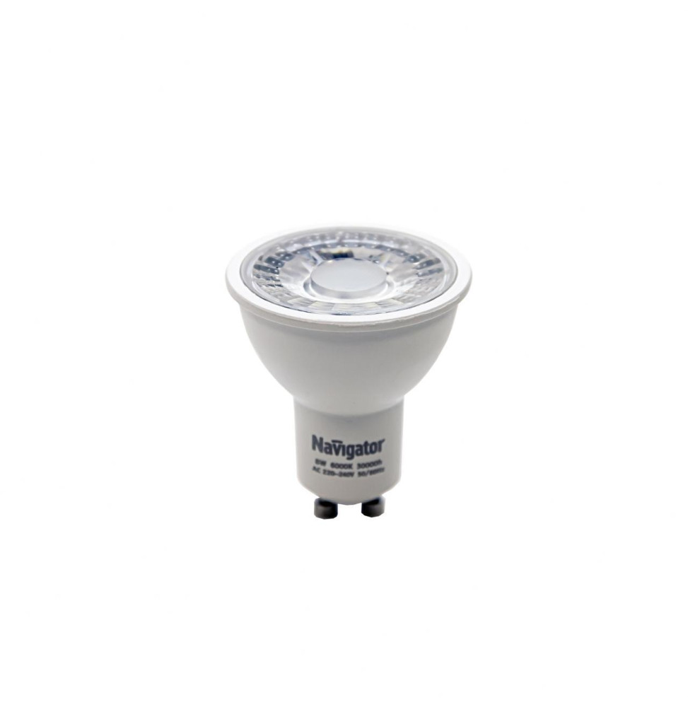 Lámpara dicroica Led XENA GU10 8W 6000K 220-240V 810lm PF -0,50 CRI -80Ra 50-60Hz IP20 regulable 50x56mm