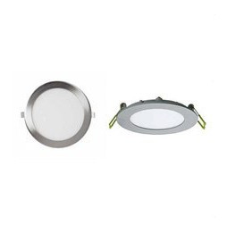 Downlight ROMA PL 7W 6000K 85-265V 490lm PF -0,90 CRI -80Ra 50-60Hz IP40 120x15mm plata