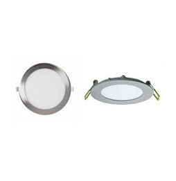 Downlight ROMA PL 7W 4200K 85-265V 470lm PF -0,90 CRI -80Ra 50-60Hz IP40 120x15mm plata