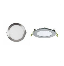 Downlight ROMA PL 7W 3000K 85-265V 440lm PF -0,90 CRI -80Ra 50-60Hz IP40 120x15mm plata