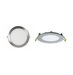 Downlight ROMA PL 18W 4200K 85-265V 1550lm PF -0,90 CRI -80Ra 50-60Hz IP40 225x15mm plata