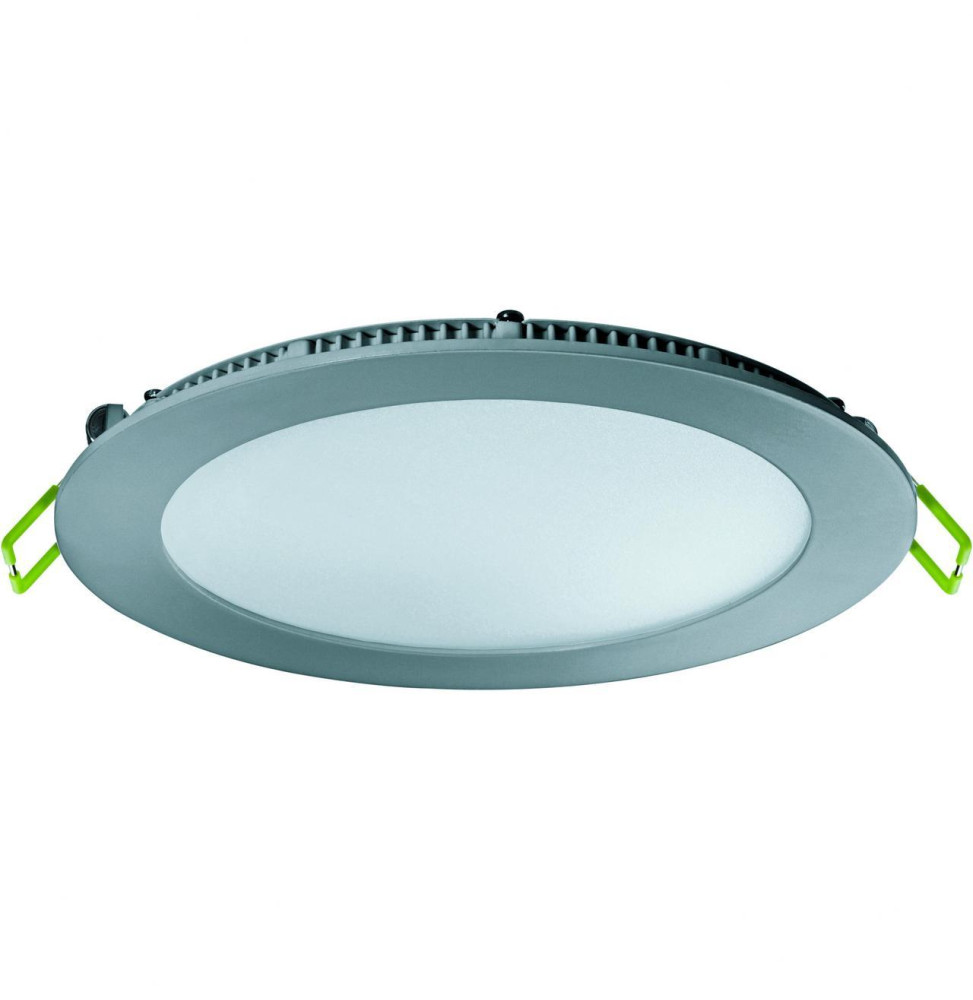 Downlight ROMA PL 18W 3000K 85-265V 1500lm PF -0,90 CRI -80Ra 50-60Hz IP40 225x15mm plata