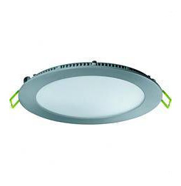 Downlight ROMA PL 18W 3000K 85-265V 1500lm PF -0,90 CRI -80Ra 50-60Hz IP40 225x15mm plata