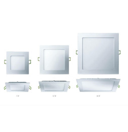 Downlight BERNA 24W 6000K 85-265V 2050lm PF -0,90 CRI -80Ra 50-60Hz IP40 300x300x15mm blanco