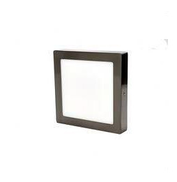 Downlight PRAGA NQ 18W 3000K 85-265V 1500lm PF -0,90 CRI -80Ra 50-60Hz IP40 225x225x40mm plata