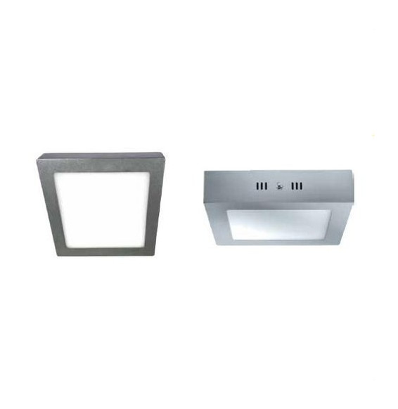 Downlight PRAGA PL 7W 4200K 85-265V 470lm PF -0,90 CRI -80Ra 50-60Hz IP40 120x120x40mm plata