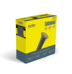HT-INSTRUMENTS - Funda de poliéster trenzada COBRABOX diámetro 04/25m gris