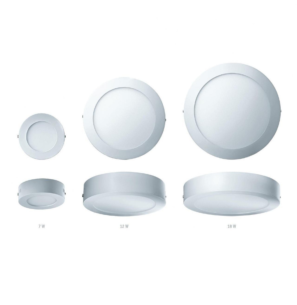 Downlight VIENA 18W 3000K 85-265V 1500lm PF -0,90 CRI -80Ra 50-60Hz IP40 225x40mm blanco