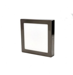 Downlight PRAGA NQ 18W 4200K 85-265V 1550lm PF -0,90 CRI -80Ra 50-60Hz IP40 225x225x40mm plata