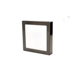 Downlight PRAGA NQ 18W 4200K 85-265V 1550lm PF -0,90 CRI -80Ra 50-60Hz IP40 225x225x40mm plata