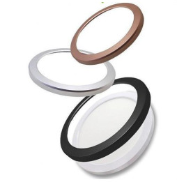 NAVIGATOR - Marco circular embellecedor para downlight AQUILES negro