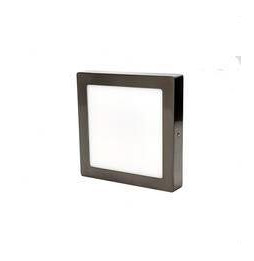 Downlight PRAGA NQ 18W 6000K 85-265V 1600lm PF -0,90 CRI -80Ra 50-60Hz IP40 225x225x40mm plata