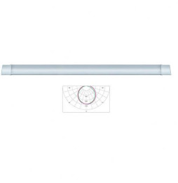 Pantalla Slim SIGMA 36W 4000K 176-264V 3200lm PF -0,90 CRI -80Ra 50-60Hz IP20 IK08 1200x70x25mm