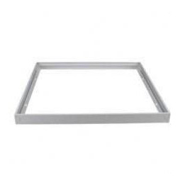 Kit de superficie con fondo VAN GOGH-NLP-BL 600x600x70mm aluminio blanco para paneles