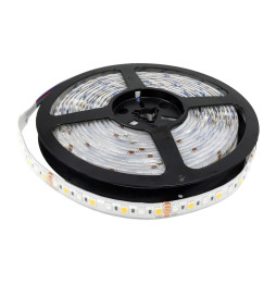 Tira Led RGBW LENIN 14,4W RGB+3,0K 24V 600+1390lm PF -0,90 CRI -90Ra 50-60Hz 12mm IP65 5m