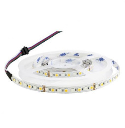 Tira Led RGBW LENIN 19,2W RGB+3,0K 24V 780+1800lm PF -0,90 CRI -90Ra 50-60Hz 12mm IP20 5m