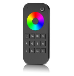 NAVIGATOR - Mando a distancia ND-CNT-M-RGBW BLAKE 2.4G 4 zonas negro para tira led