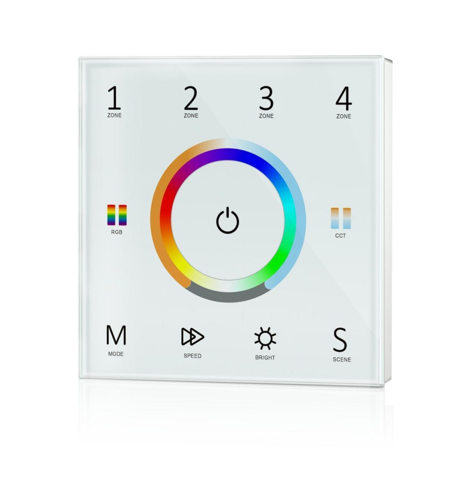 NAVIGATOR - Mecanismo táctil RGE+CTT GALAXY 2.4G 1-4 zonas IP20 de pared