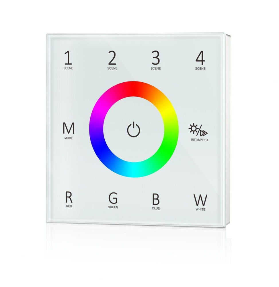 NAVIGATOR - Panel empotrable pared CITY 2.4G 4 zonas función RGBM