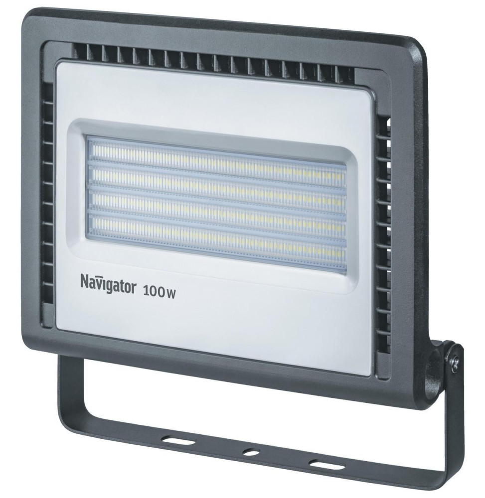 Proyector industrial OMEGA 100W 3000K 220-240V 8000lm PF -0,90 CRI -80Ra 50-60Hz IK08 IP65 224x193x44mm aluminio