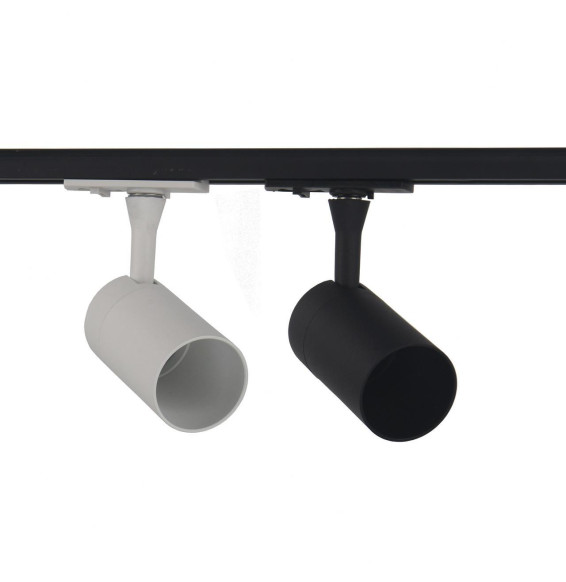 NAVIGATOR - Foco de carril GU10 IP20 IK08 55x100mm aluminio negro