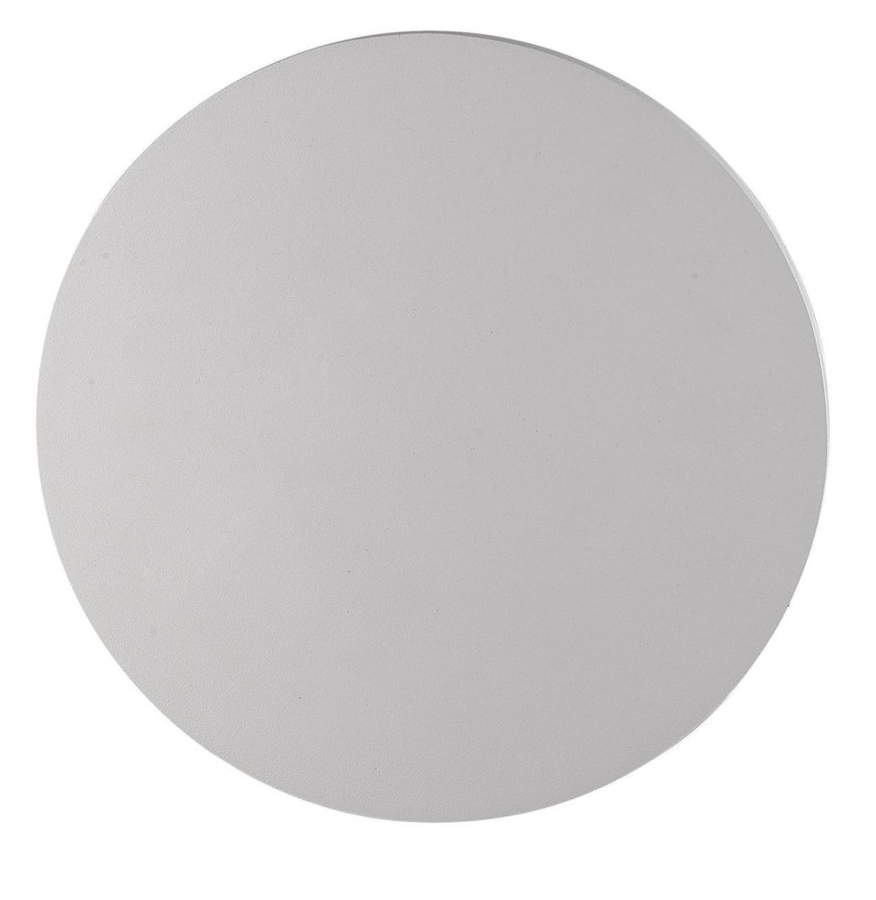 NAVIGATOR - Aplique decorativo NAV 7,5W 3000K 490lm IP65 D135x45mm blanco para pared