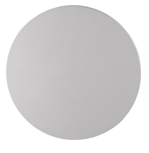 NAVIGATOR - Aplique decorativo NAV 7,5W 3000K 490lm IP65 D135x45mm blanco para pared