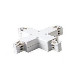 NAVIGATOR - Conector para alimentación de carril forma + en PC negro