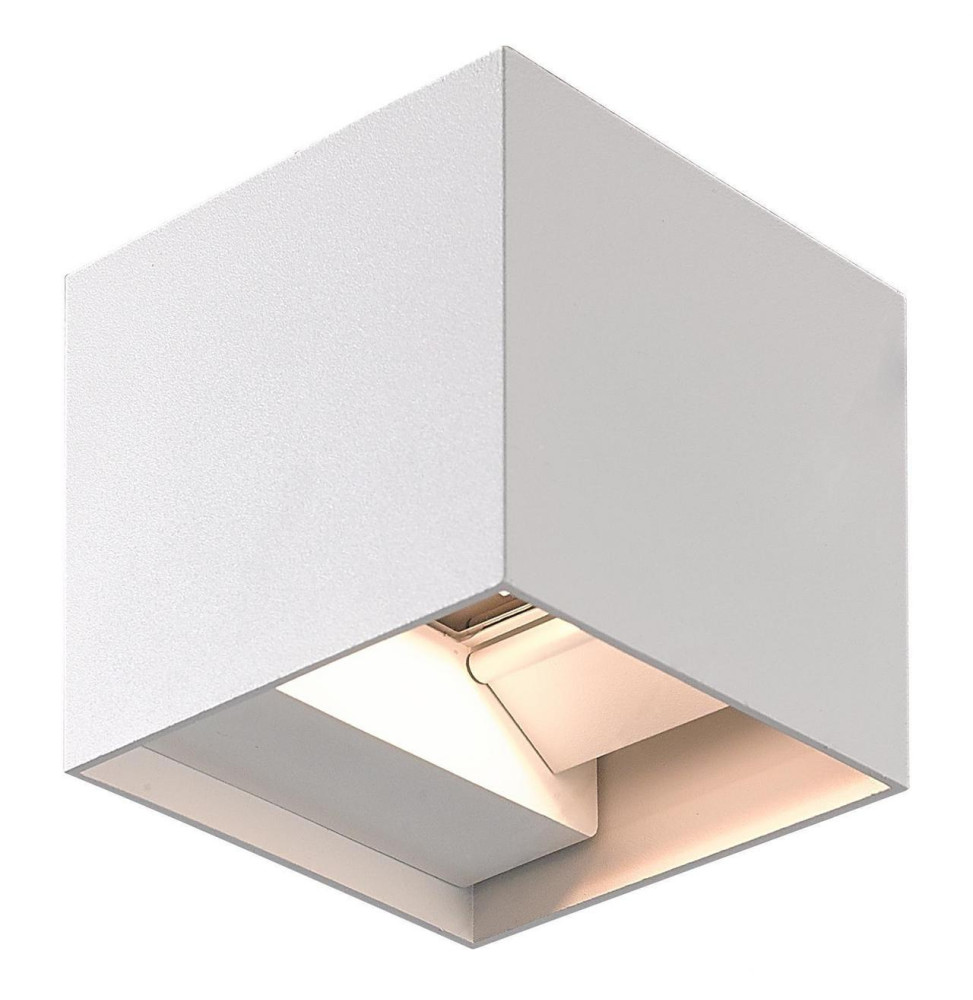 NAVIGATOR - Aplique decorativo NAV 10W 3000K 660lm IP65 100x100x100mm blanco para pared