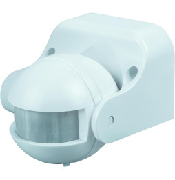 NAVIGATOR - Sensor infrarrojo IRM PARED alcance 12m 87,5x99x77,3mm altura 1,8-2,5m ángulo de visión 180° IP44 blanco