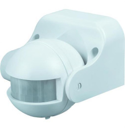 NAVIGATOR - Sensor infrarrojo IRM PARED alcance 12m 87,5x99x77,3mm altura 1,8-2,5m ángulo de visión 180° IP44 blanco