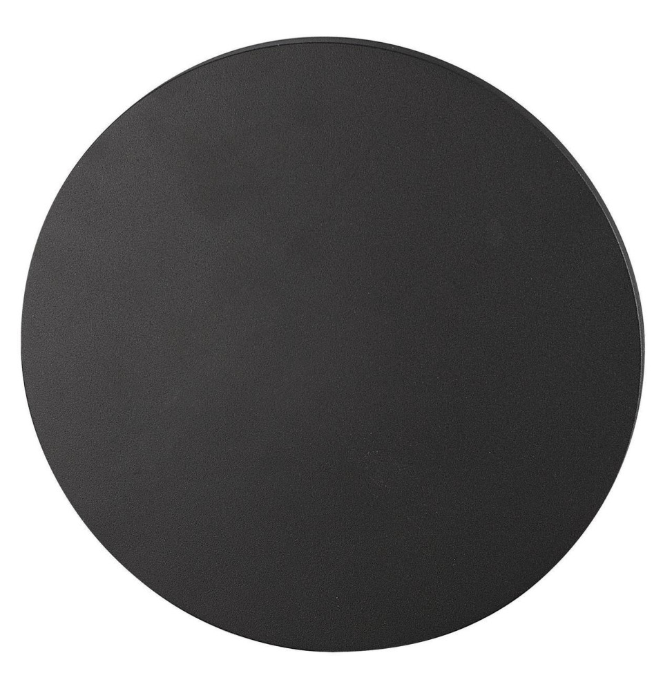 NAVIGATOR - Aplique decorativo NAV 7,5W 3000K 490lm IP65 D135x45mm negro para pared