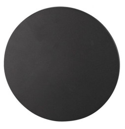 NAVIGATOR - Aplique decorativo NAV 7,5W 3000K 490lm IP65 D135x45mm negro para pared