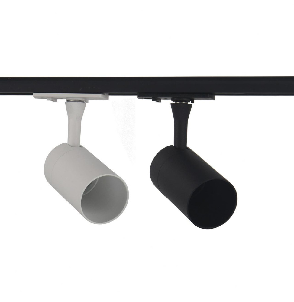 NAVIGATOR - Foco de carril GU10 IP20 IK08 55x100mm aluminio blanco