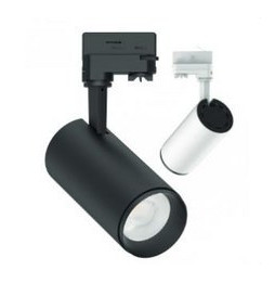 Foco de carril FARA 30W 6000K 100-240V PF -0,90 CRI -80Ra 50-60Hz IP20 100x211mm negro