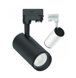 Foco de carril FARA 30W 3000K 100-240V PF -0,90 CRI -80Ra 50-60Hz IP20 100x211mm negro