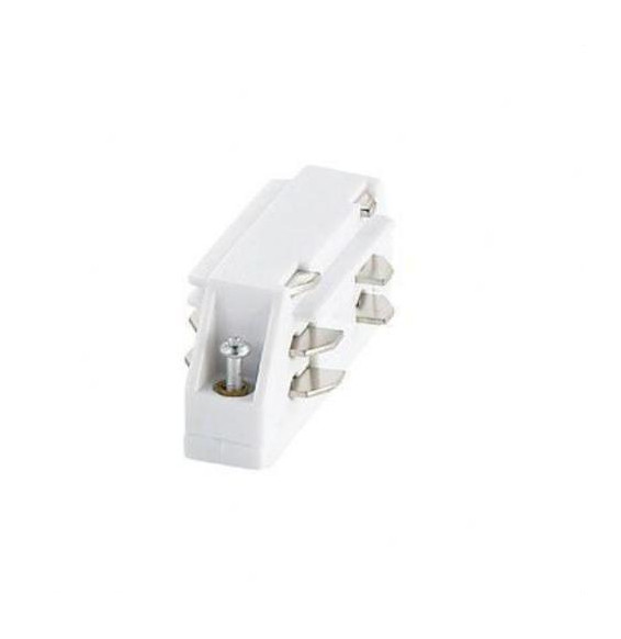 NAVIGATOR - Conector interior para carril por dos secciones en PC blanco