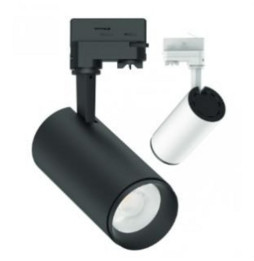 Foco de carril FARA 30W 4000K 100-240V PF -0,90 CRI -80Ra 50-60Hz IP20 100x211mm negro