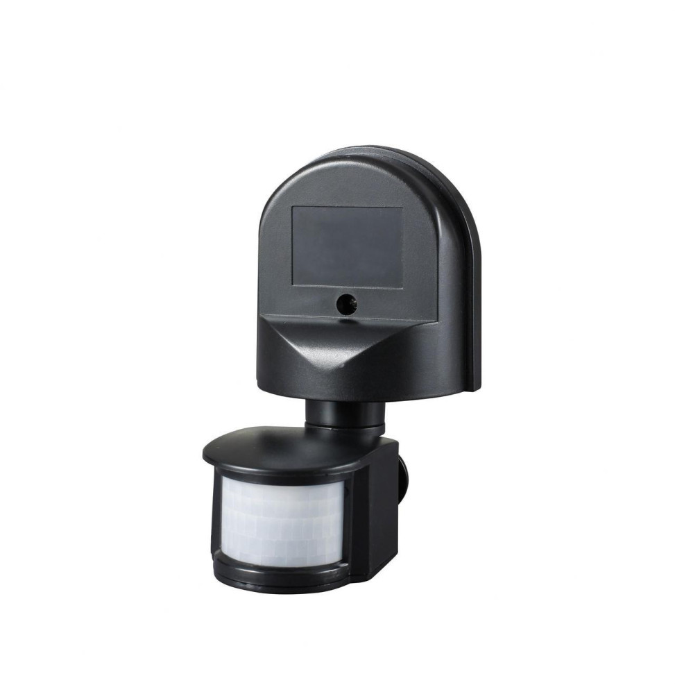 NAVIGATOR - Sensor infrarrojo IRM PARED alcance 12m 80x120x145mm altura 1,8-2,5m ángulo de visión 180° IP44 negro