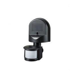NAVIGATOR - Sensor infrarrojo IRM PARED alcance 12m 80x120x145mm altura 1,8-2,5m ángulo de visión 180° IP44 negro