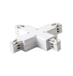 NAVIGATOR - Conector para alimentación de carril forma + en PC blanco